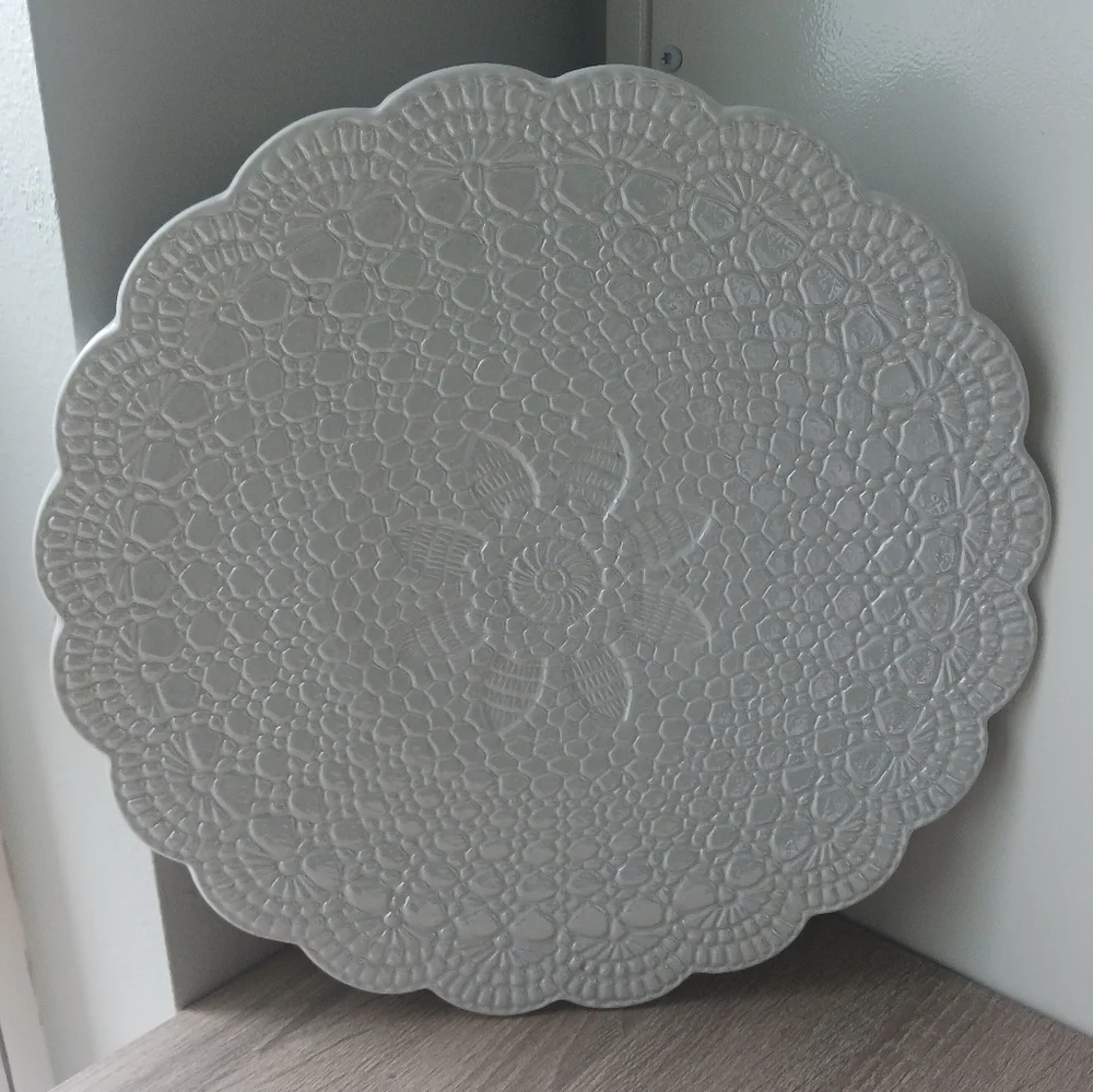 🌷 Bath & Bodyworks Large Ceramic Serving Plate / Platter - Picture 3 of 11